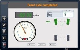 sideslip tester testing